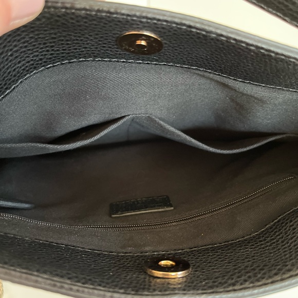 14th & Union Black Faux Leather Crossbody or Shoulder Bag - Picture 7 of 12